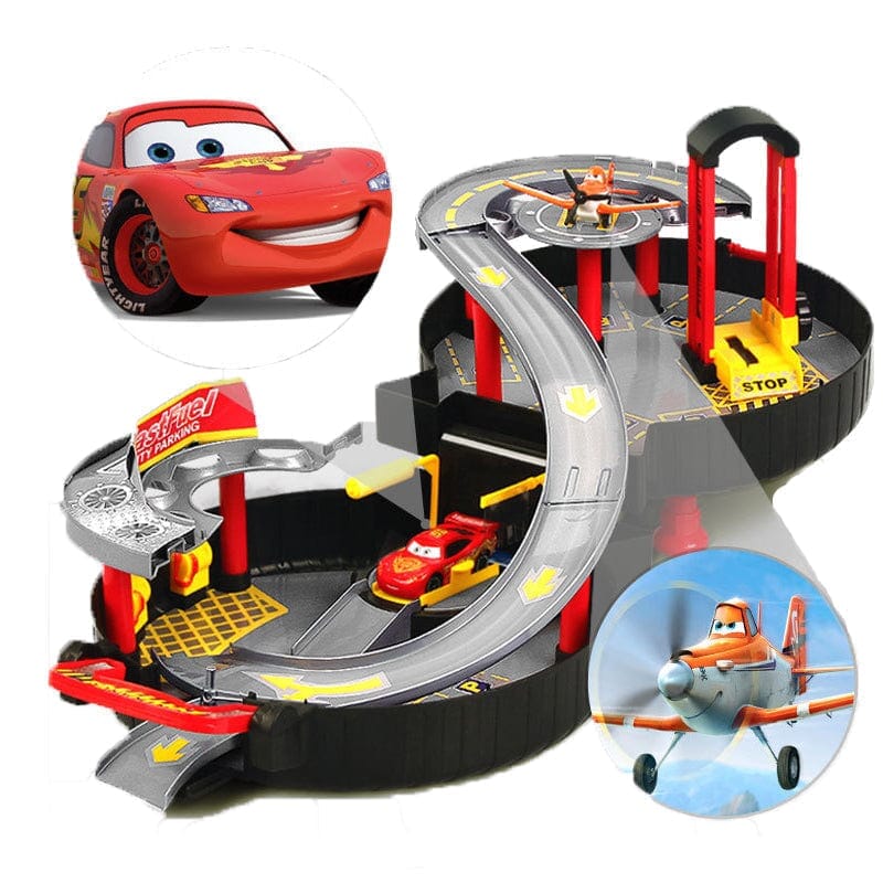 Pista Esportiva Com Maleta - Tema Carros